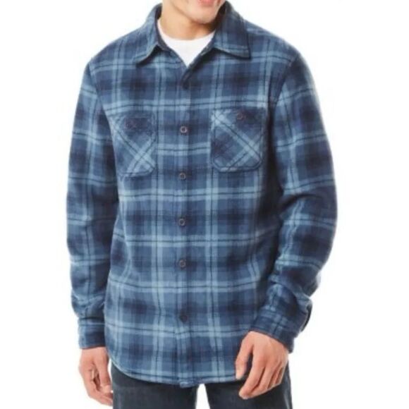 Weatherproof Blue Flannel Plaid Size XXL - Picture 1 of 10